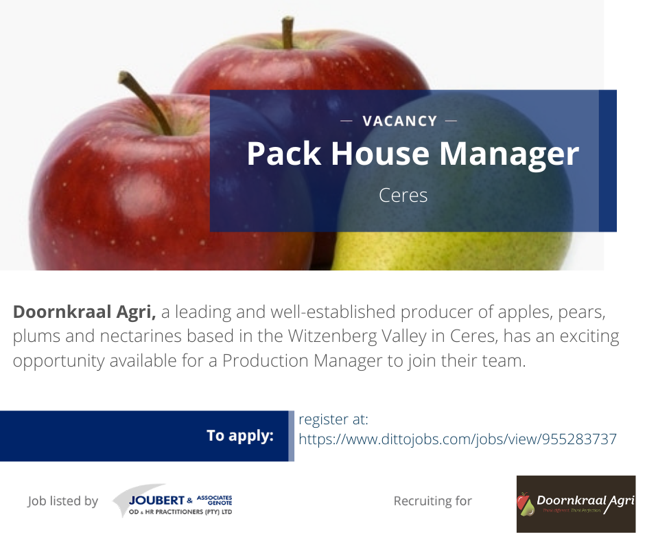 Pack House Manager Vir Fbook En Linkedin
